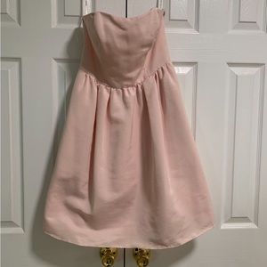 Petal Strapless Short Dress